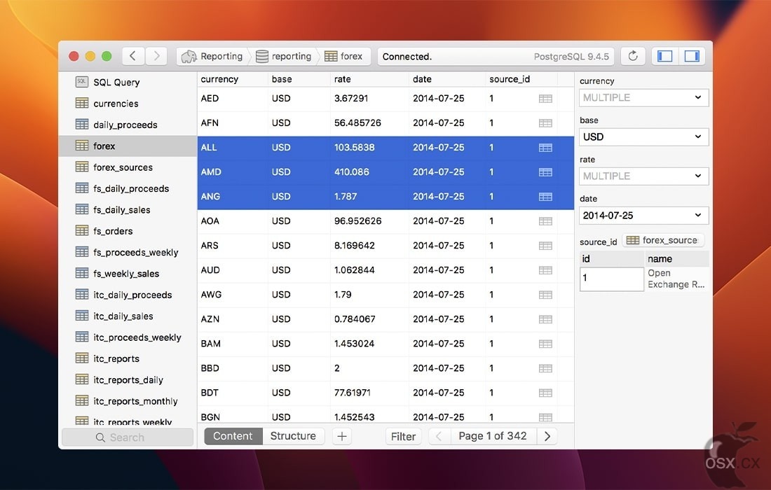 Postico For Mac v2.3 小巧易用的PostgreSQL数据库客户端