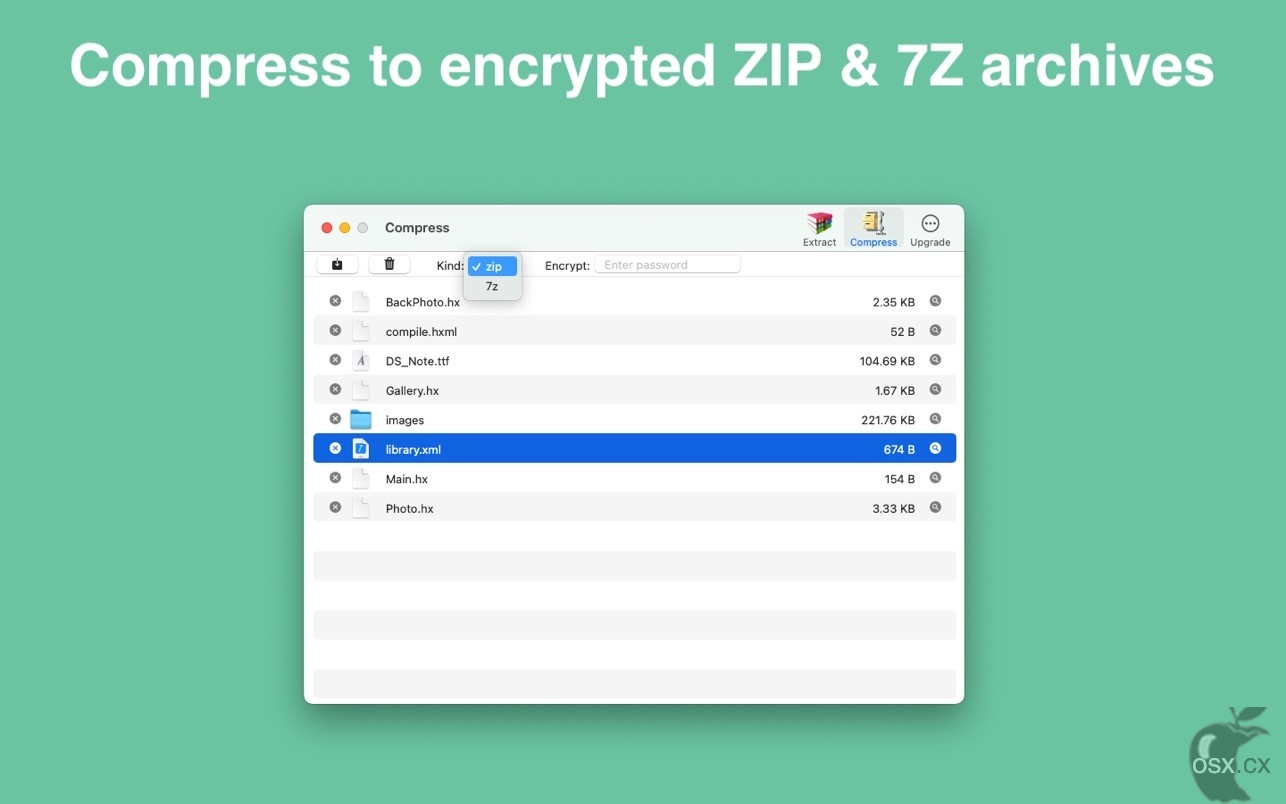 RAR Extractor-unzip For Mac v10.7.0 方便易用的解压缩软件-图片1