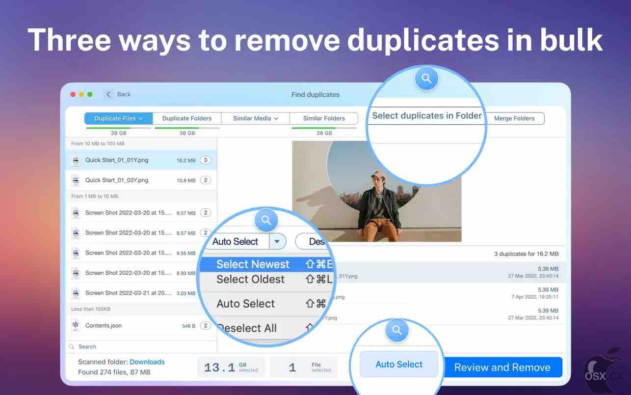 Duplicate File Finder Pro For Mac v7.2 专业的文件清理软件-图片1