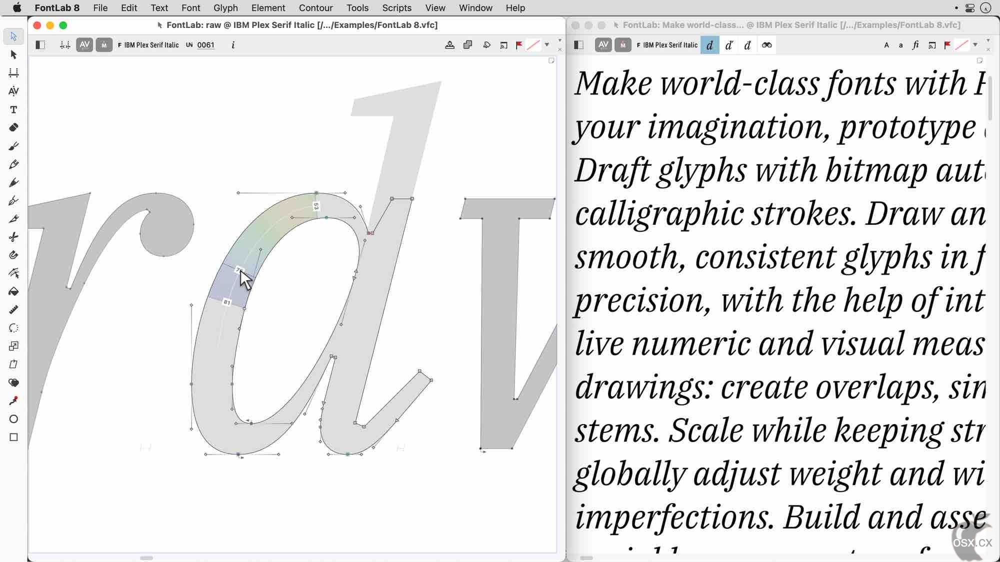 FontLab 8 For Mac v8.4.3.8984 专业的字体设计软件-图片2