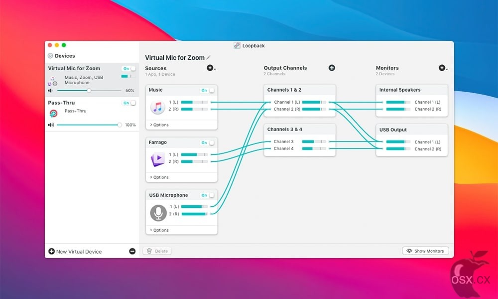 Loopback For Mac v2.2.13 专业的虚拟音频软件-图片1