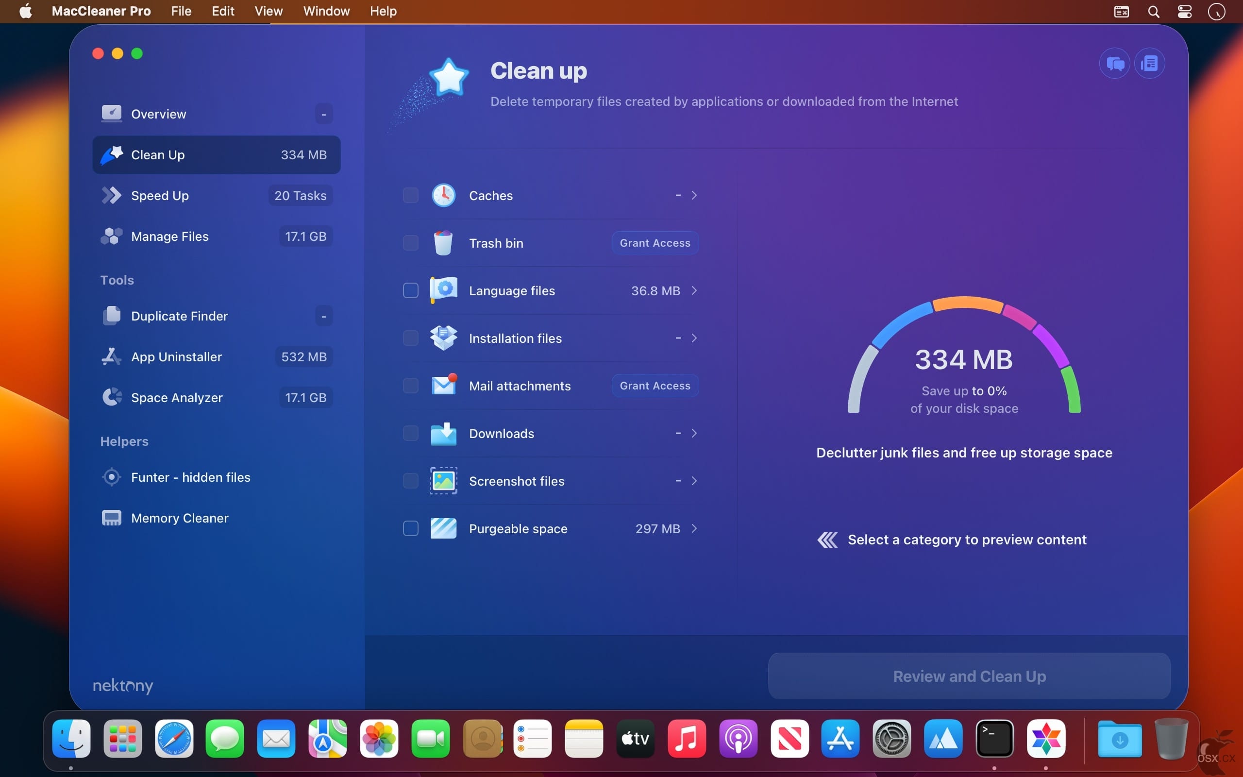 MacCleaner 4 Pro For Mac v4.0.2 一站式Mac系统清理优化软件