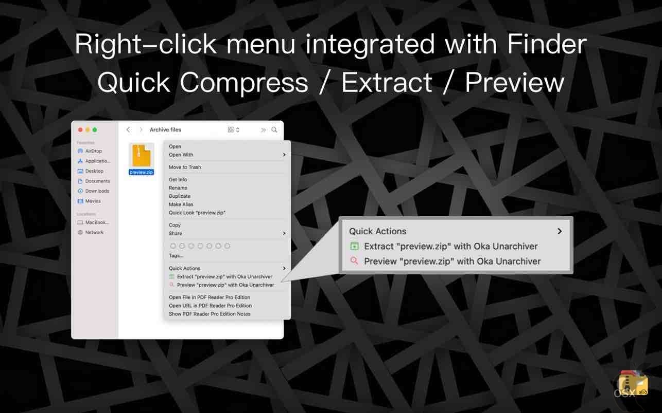 Oka Unarchiver For Mac