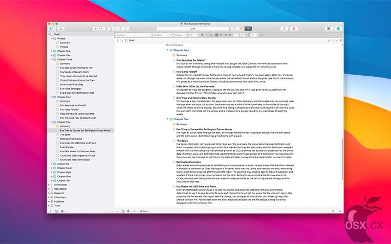 Scrivener For Mac v3.5.2 非常好用的写作软件-图片1