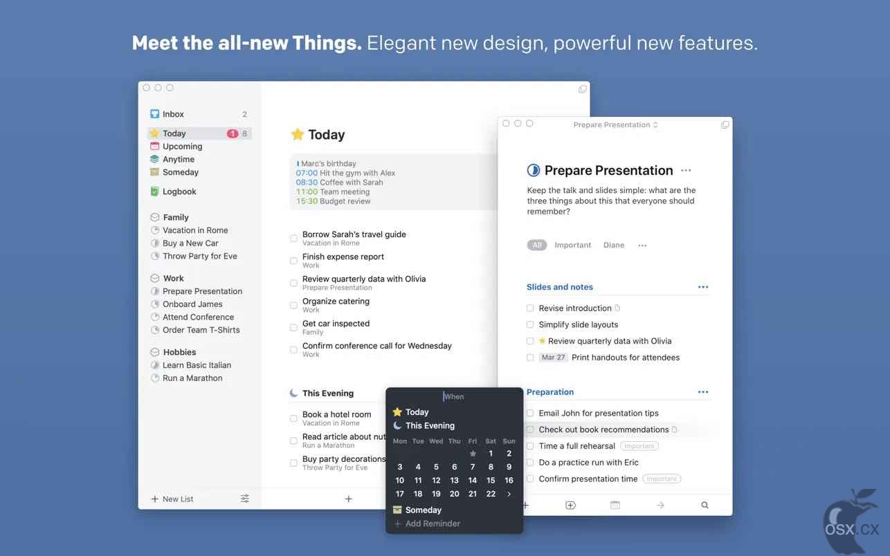 Things 3 For Mac v3.22.9 实用的任务管理应用-图片1