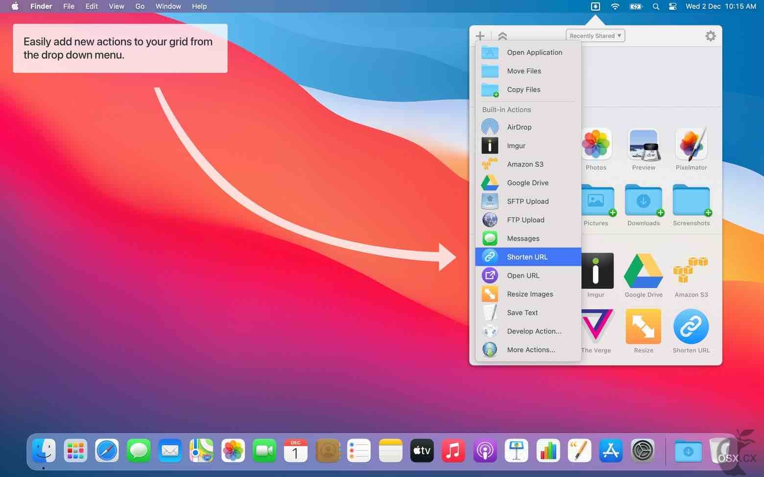 Dropzone 4 For Mac v4.80.67 实用的拖拽式文件管理工具-图片1