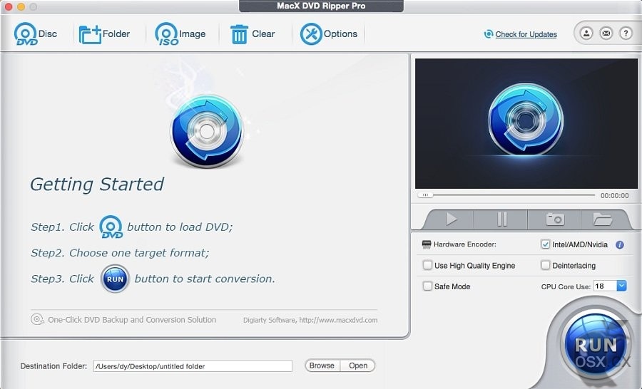 MacX DVD Ripper Pro For Mac v6.8.3 专业的DVD格式转换器-图片1