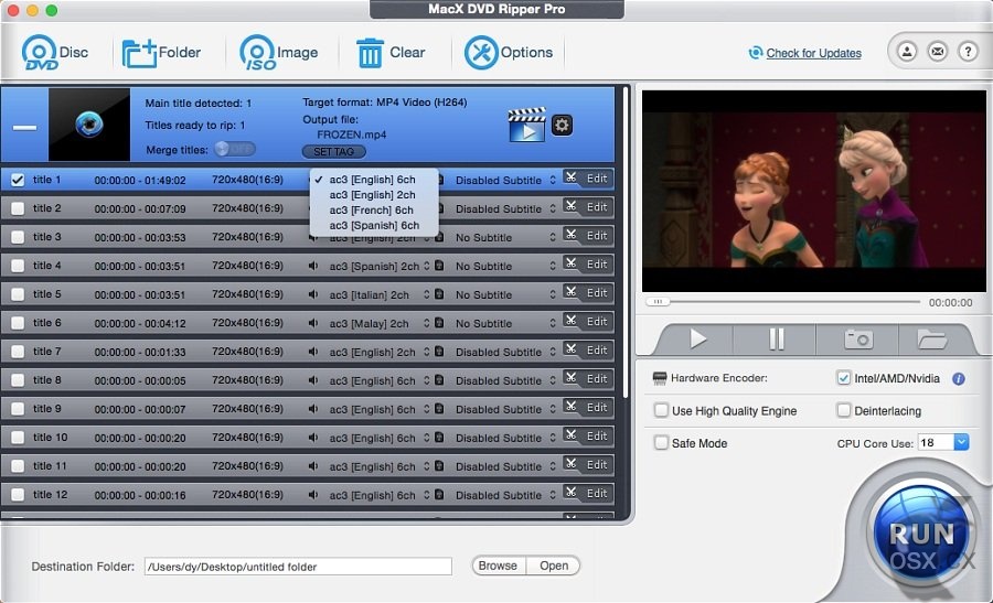 MacX DVD Ripper Pro For Mac v6.8.3 专业的DVD格式转换器-图片1