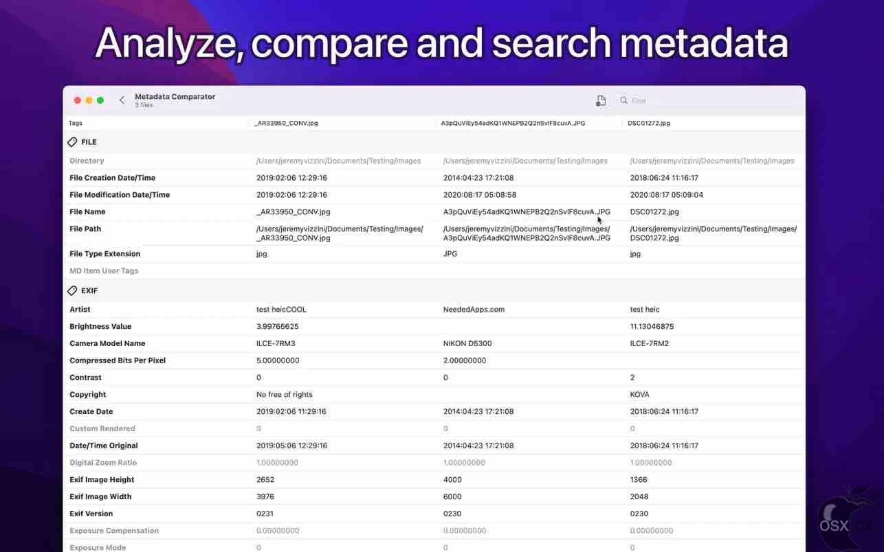 MetaImage For Mac v2.6.7 专业的图片元数据编辑软件-图片1