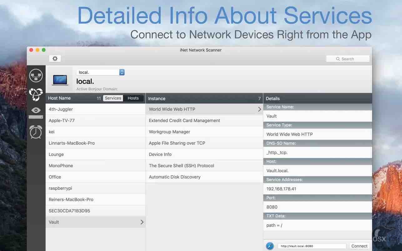 iNet Network Scanner For Mac