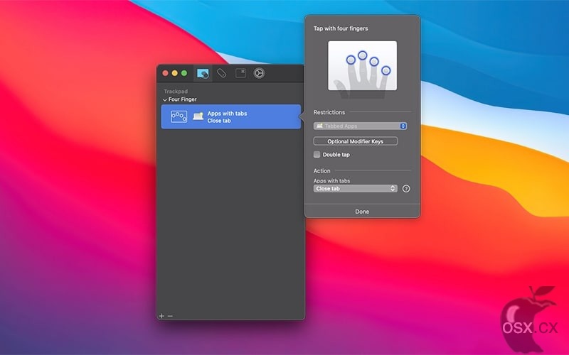 Multitouch For Mac v1.43.0 轻量级触控板手势增强软件-图片1