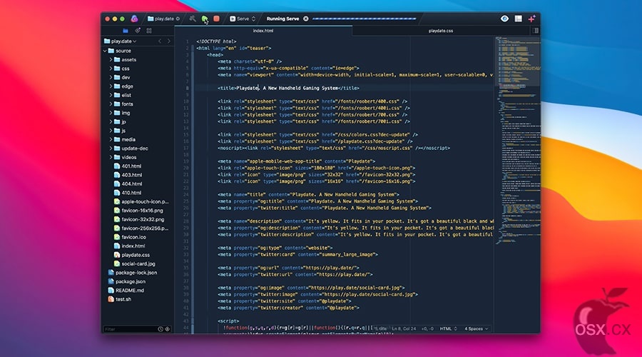 Nova For Mac v13.3 专业的代码编辑器-图片1