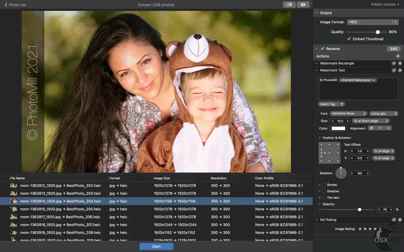 PhotoMill X For Mac v2.4.0 专业的图片处理工具-图片1