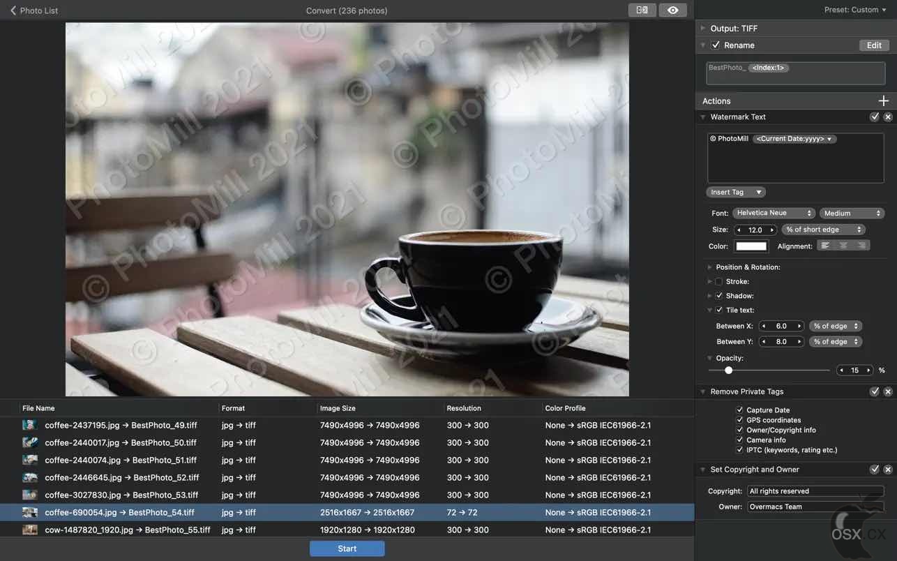 PhotoMill X For Mac v2.4.0 专业的图片处理工具-图片1