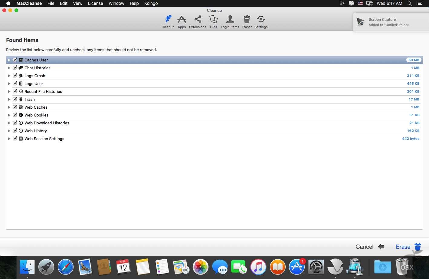 MacCleanse For Mac v14.5 专业的垃圾清理软件-图片1