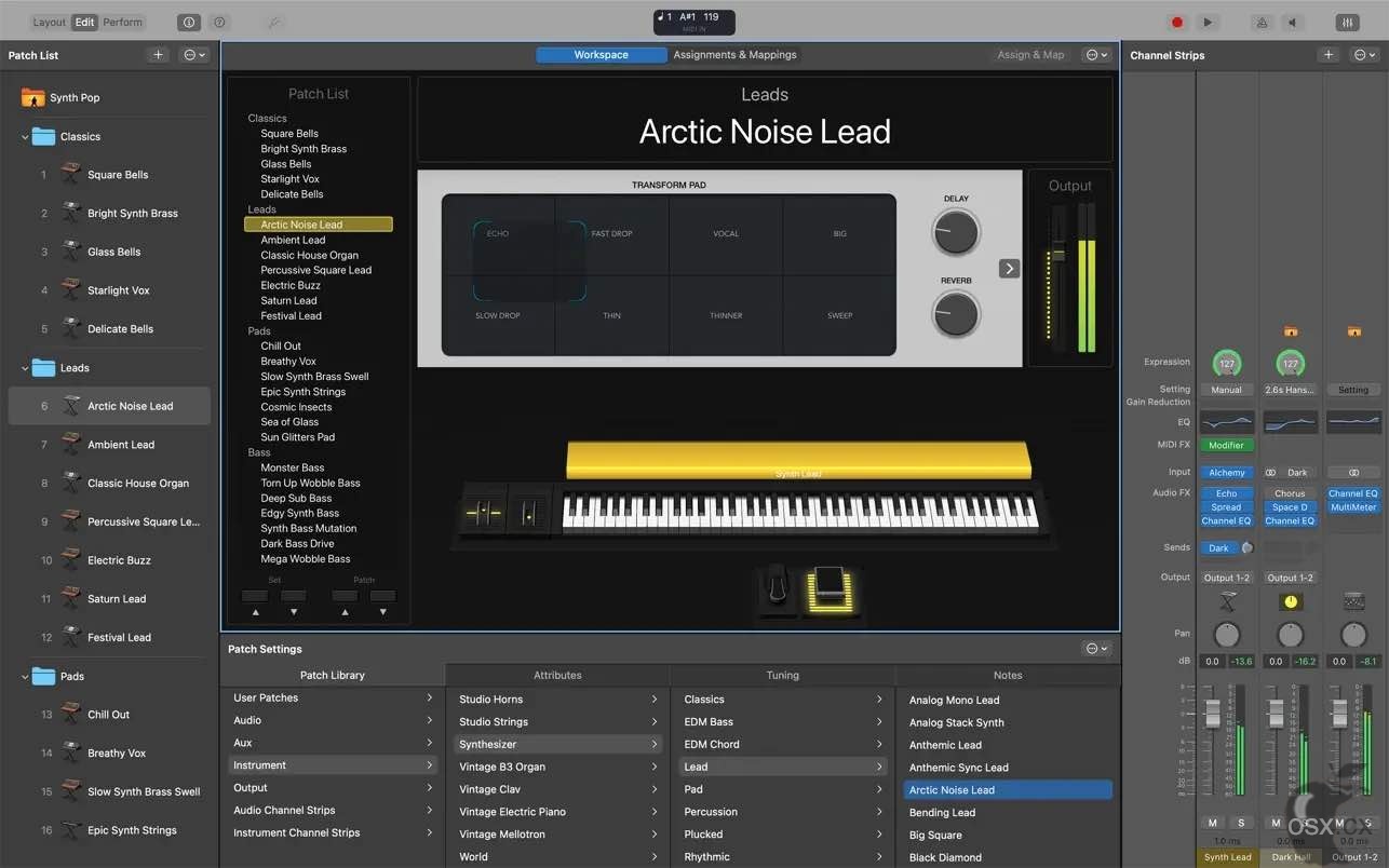 MainStage 3 For Mac v3.7.1 强大的音乐演出软件-图片1
