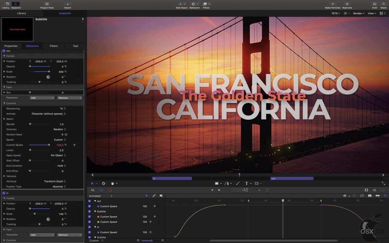 mac视频特效处理软件 Motion For Mac v5.11.0-图片1