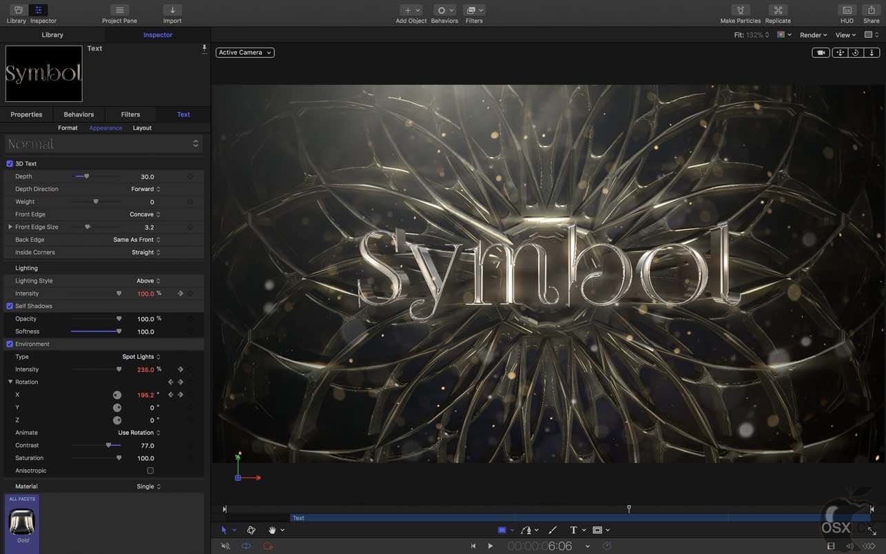 mac视频特效处理软件 Motion For Mac v5.11.0-图片1