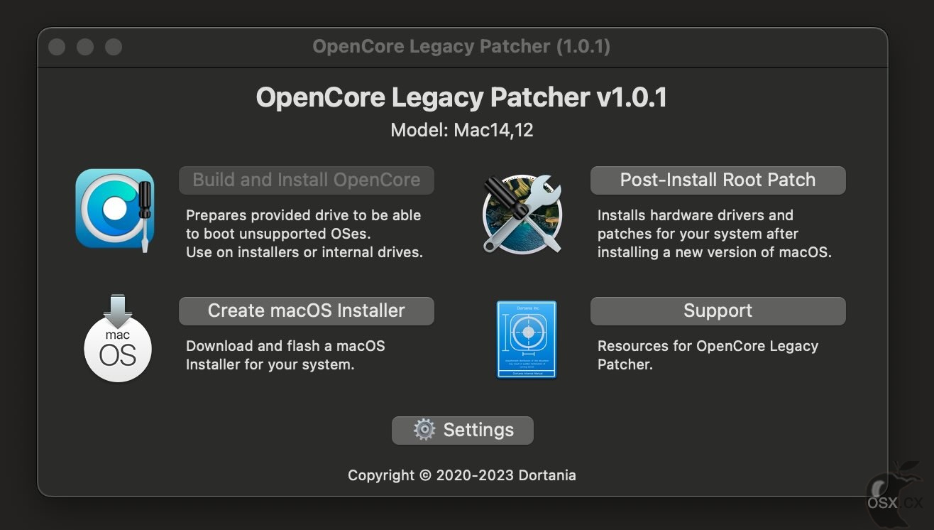OpenCore Legacy Patcher v2.4.1 OC综合补丁工具 支持Sequoia