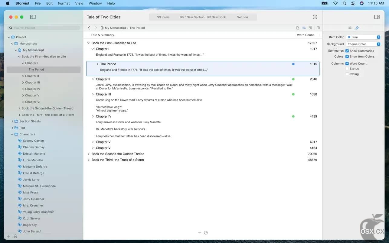 Storyist For Mac v4.3.7 专业的写作软件-图片2