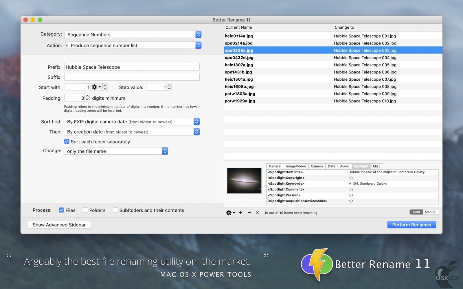 A Better Finder Rename For Mac v12.08 专业的的批量重命名工具-图片1