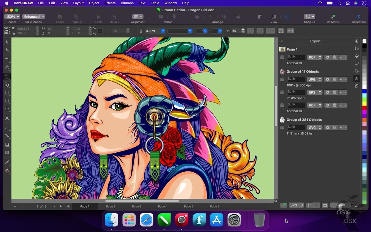CorelDRAW 2025 For Mac v26.1.0.143 专业的平面设计矢量绘图软件-图片1