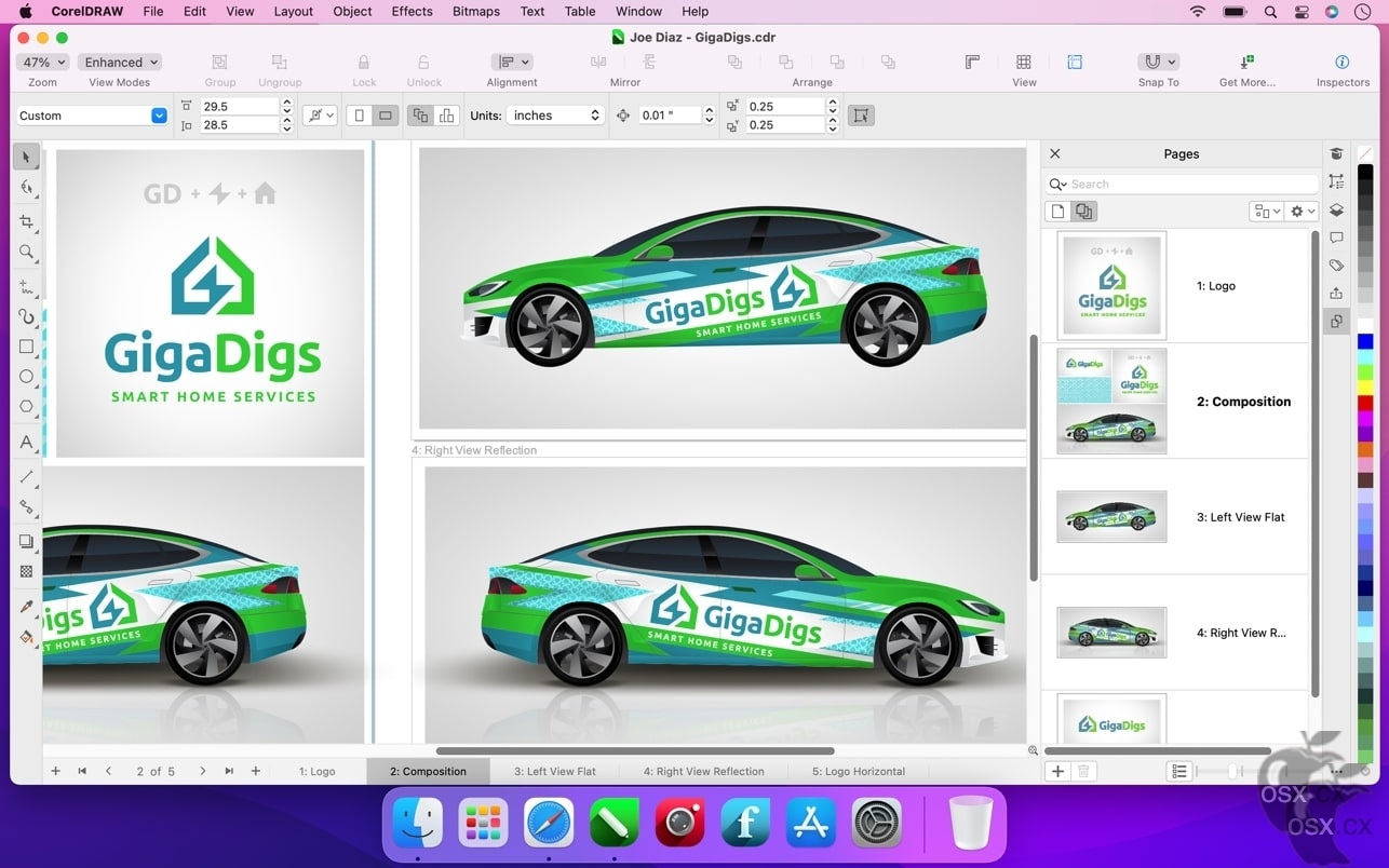 CorelDRAW 2025 For Mac v26.1.0.143 专业的平面设计矢量绘图软件-图片1