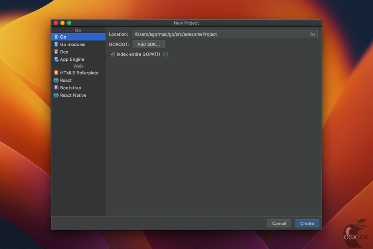JetBrains GoLand For Mac v2026.1.1 专业的GO语言开发必备软件