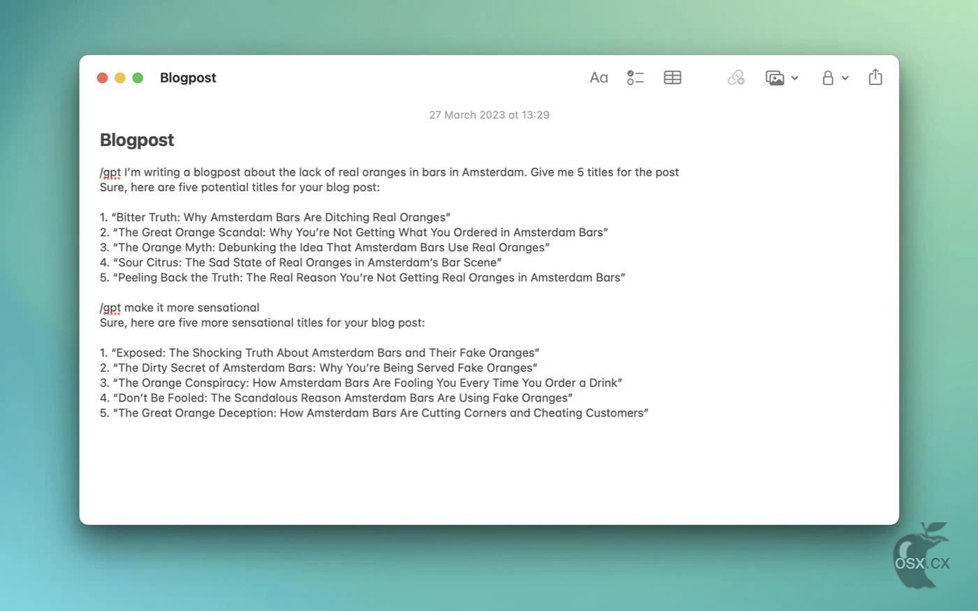 MacGPT For Mac v3.20 ChatGPT Mac客户端-图片1