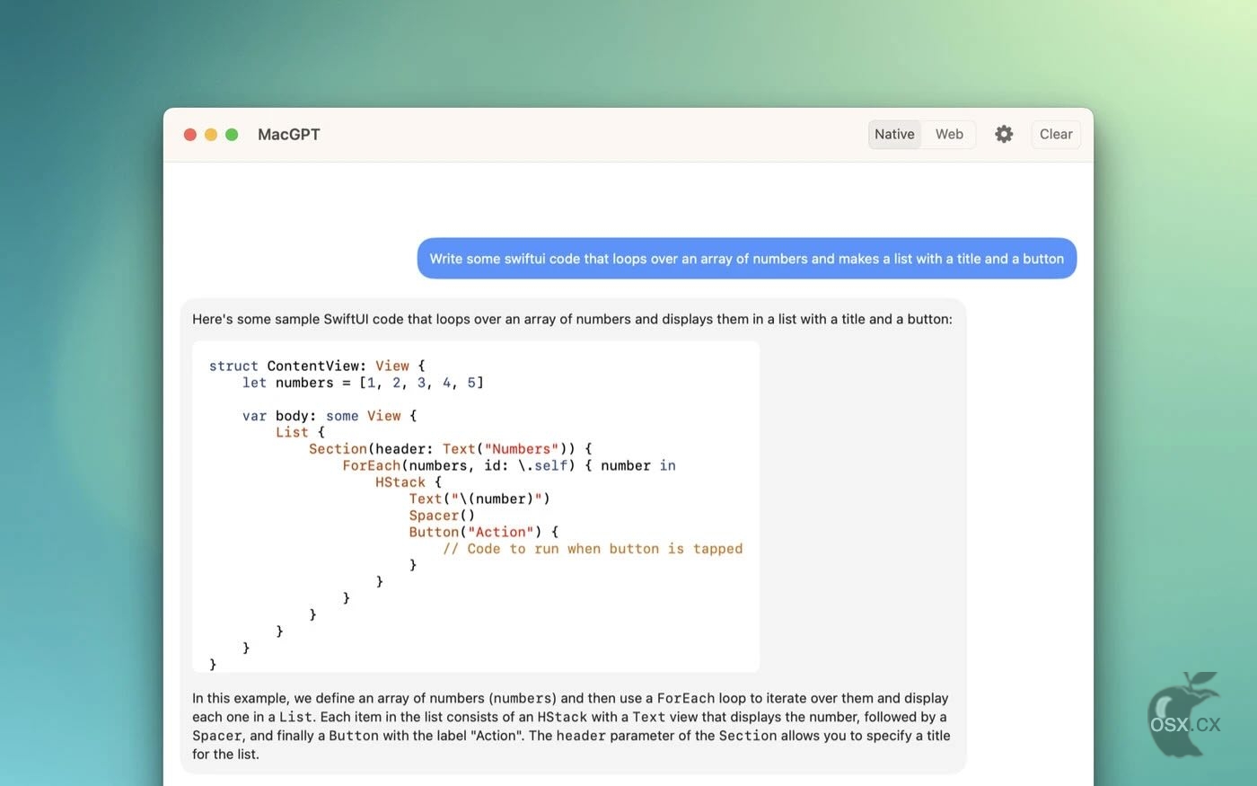 MacGPT For Mac v3.20 ChatGPT Mac客户端-图片1