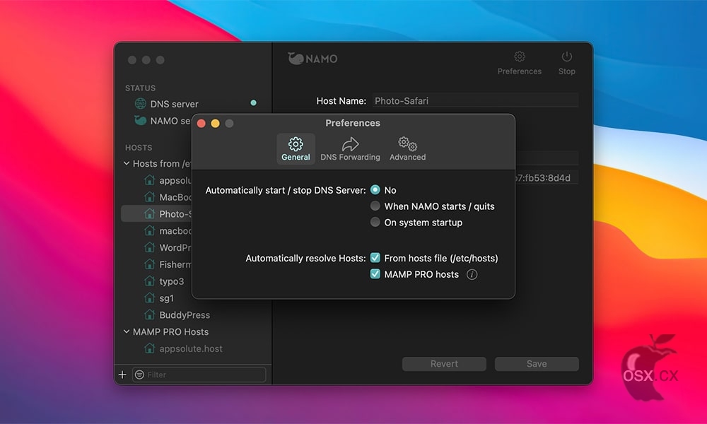 NAMO For Mac v2.0.1 专业的本地DNS服务器软件-图片1