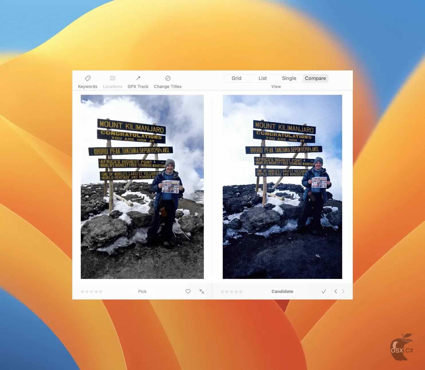 Photos Workbench For Mac v1.2.1 照片比较整理软件-图片1