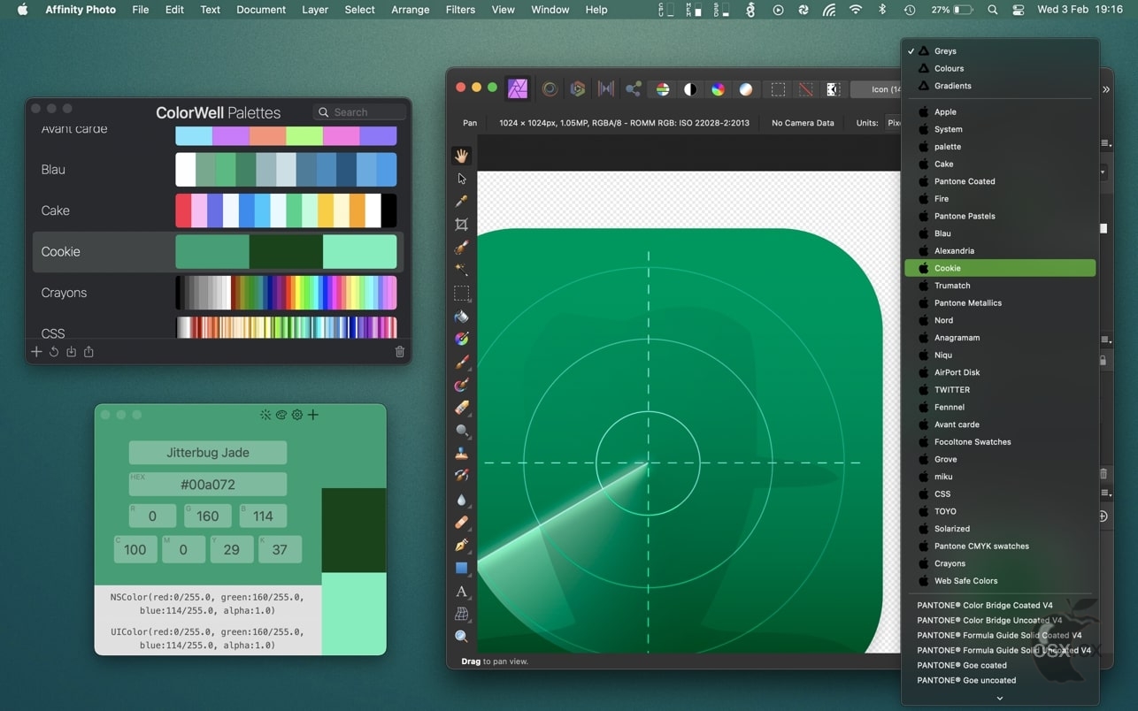 ColorWell For Mac v7.8 强大的调色板软件