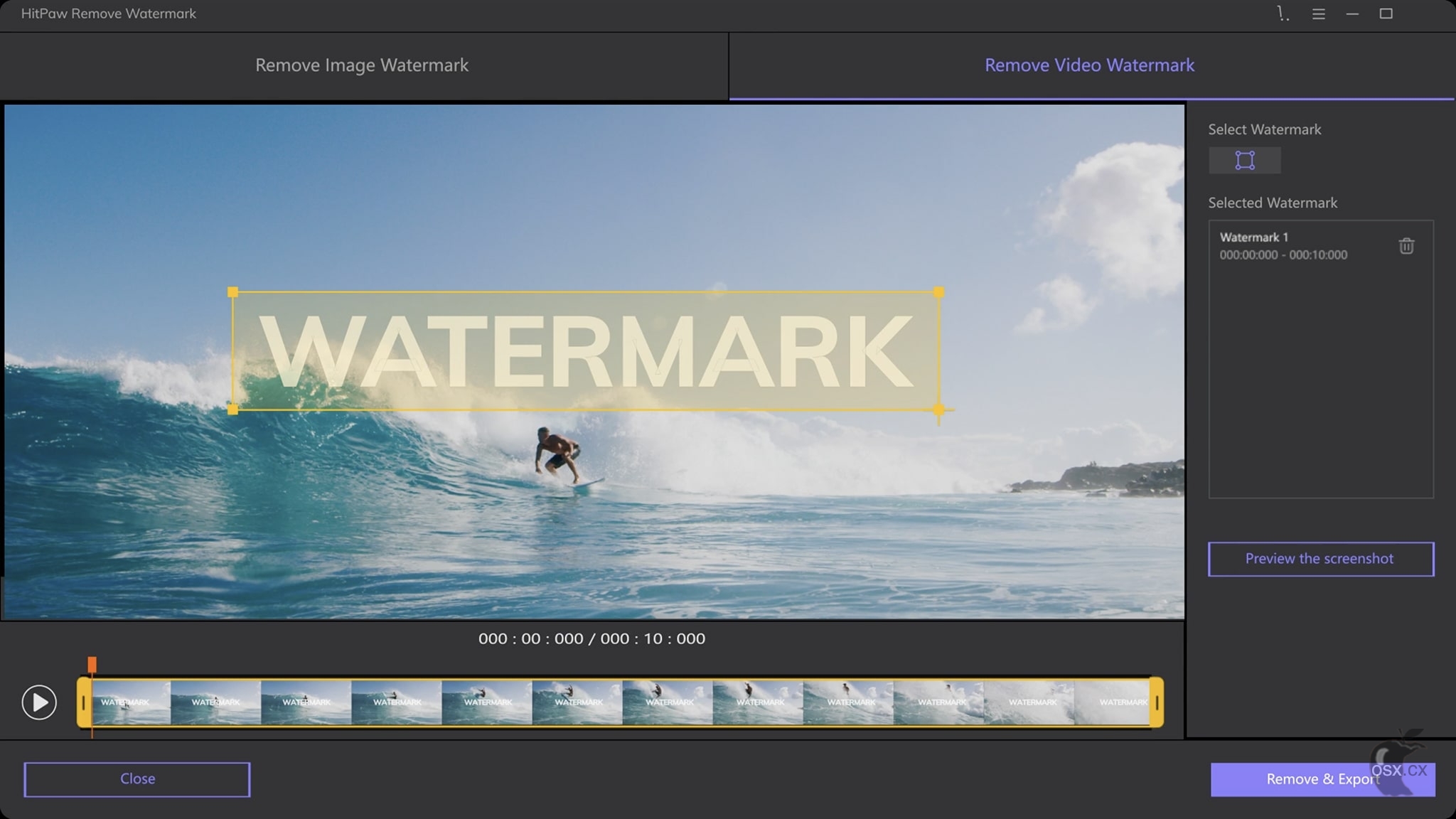 HitPaw Watermark Remover For Mac v2.4.7 专业的照片视频去水印工具