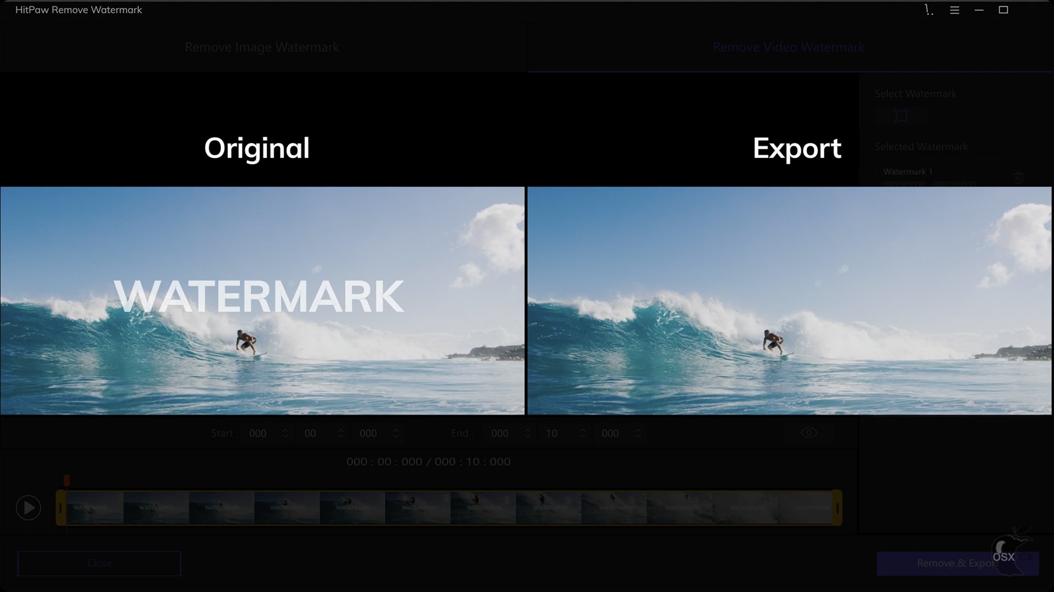 HitPaw Watermark Remover For Mac v2.4.7 专业的照片视频去水印工具