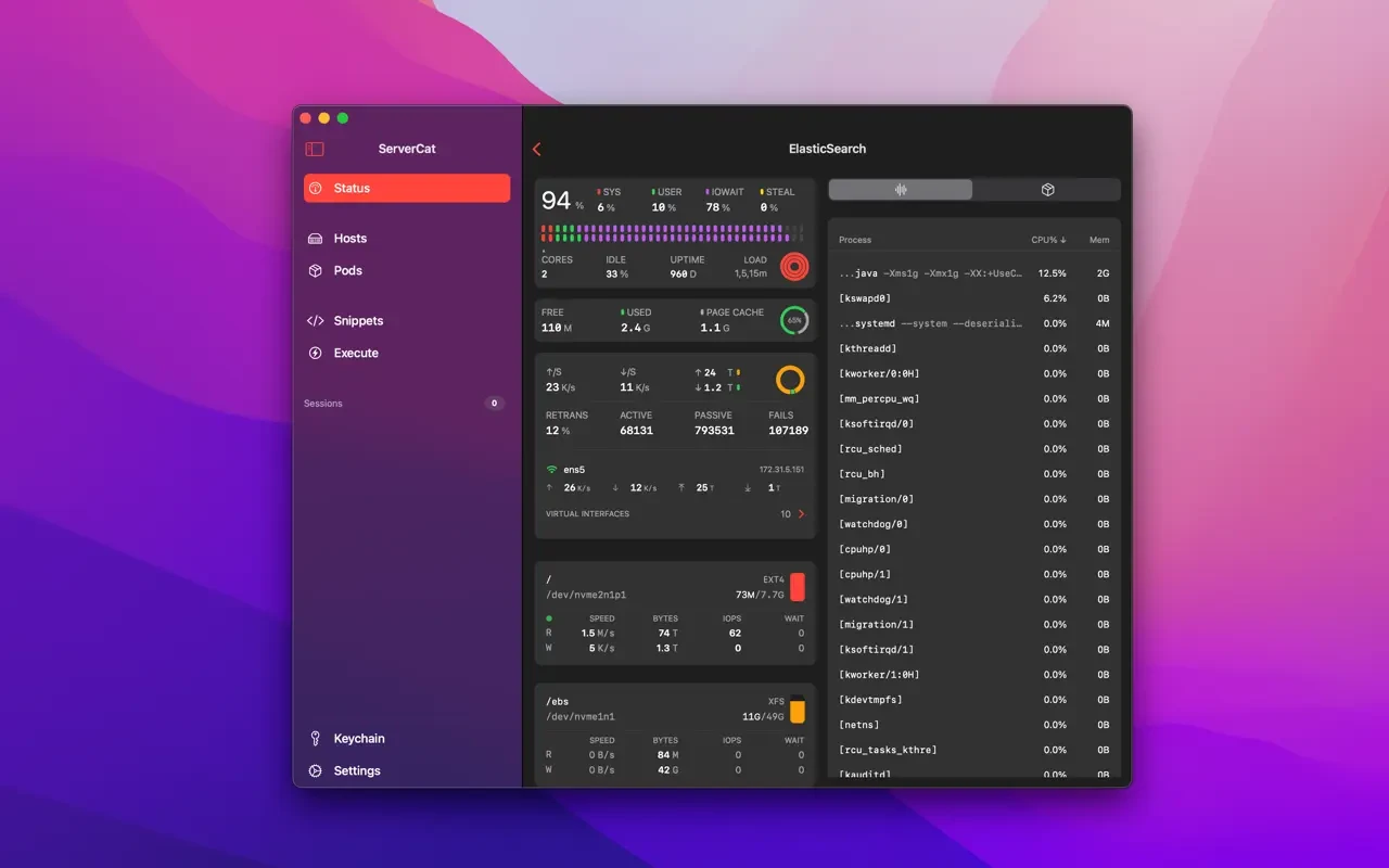 ServerCat – SSH Terminal For Mac v1.7.2 专业的SSH远程终端工具