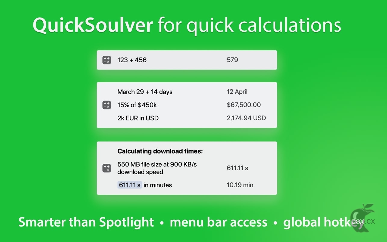 Soulver 3 For Mac v3.14.4 专业的智能计算器