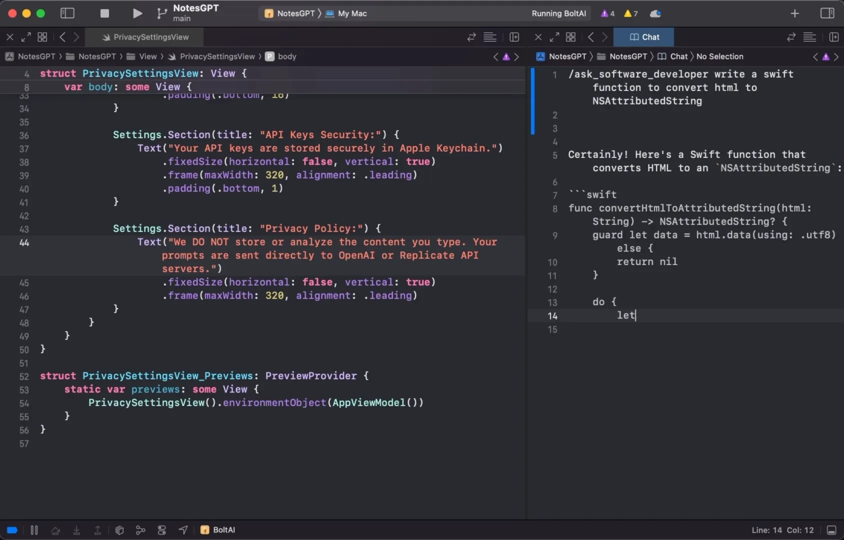 BoltAI For Mac
