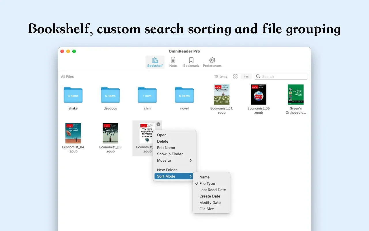 OmniReader Pro For Mac v3.4.0 功能齐全的图书阅读器