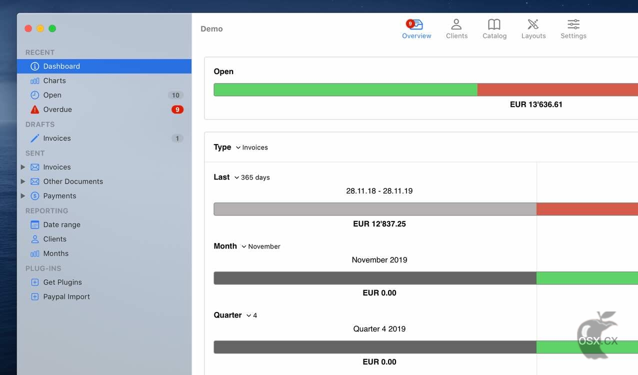 GrandTotal 8 For Mac v8.2.4 专业的发票设计制作软件