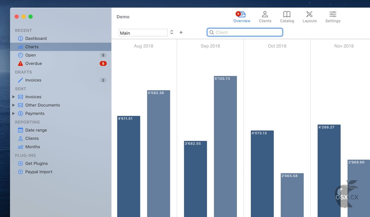 GrandTotal 8 For Mac v8.2.4 专业的发票设计制作软件
