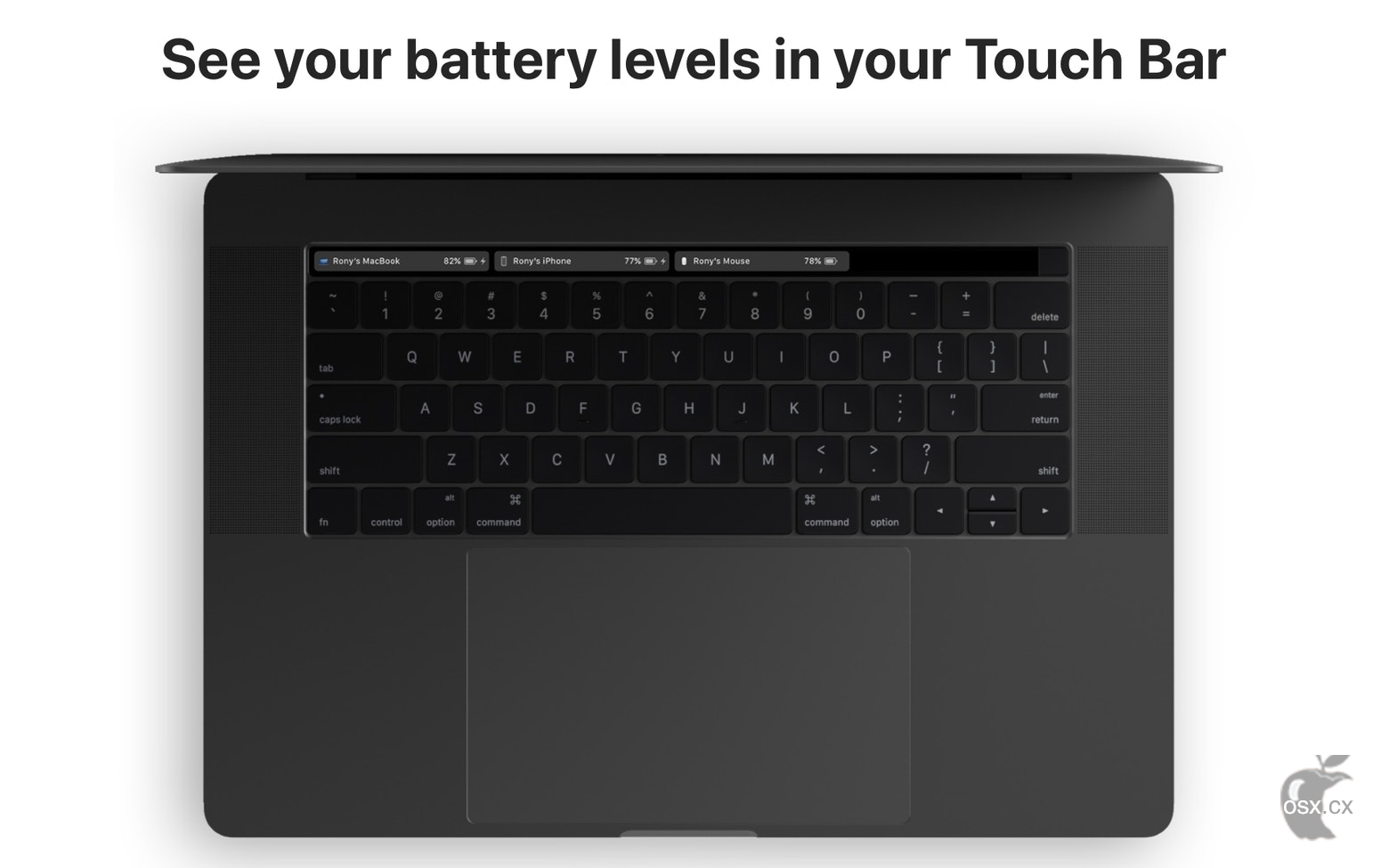 Batteries For Mac v2.3.1 多设备电池余量管理软件