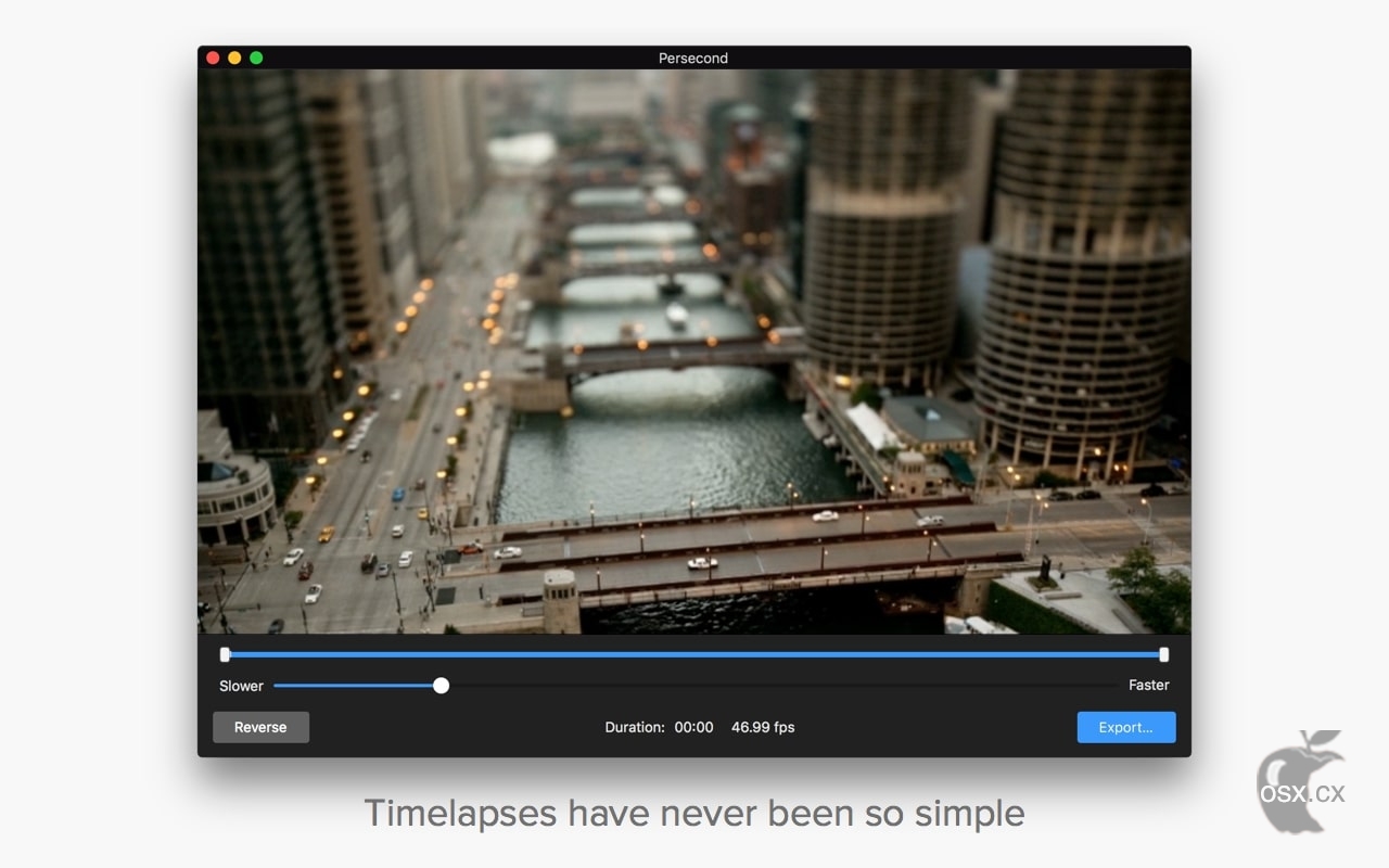Persecond For Mac v1.7.1 专业的延时摄影视频制作软件