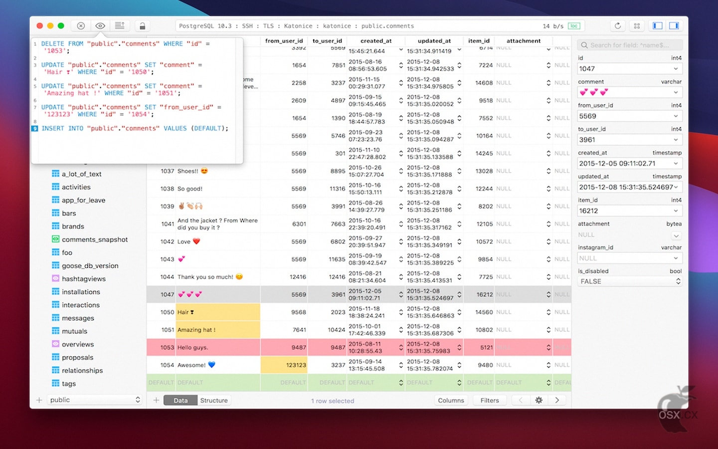 TablePlus For Mac v6.7.1 专业的数据库管理GUI工具