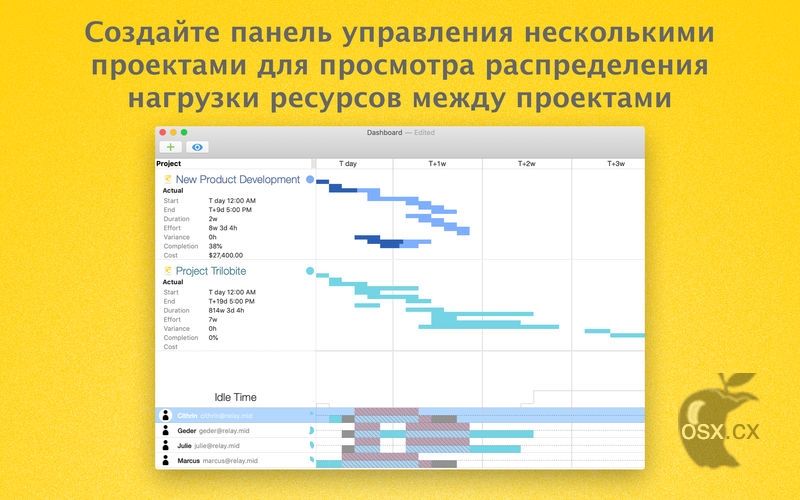 OmniPlan Pro 4 For Mac v4.10.2 专业的项目流程管理工具