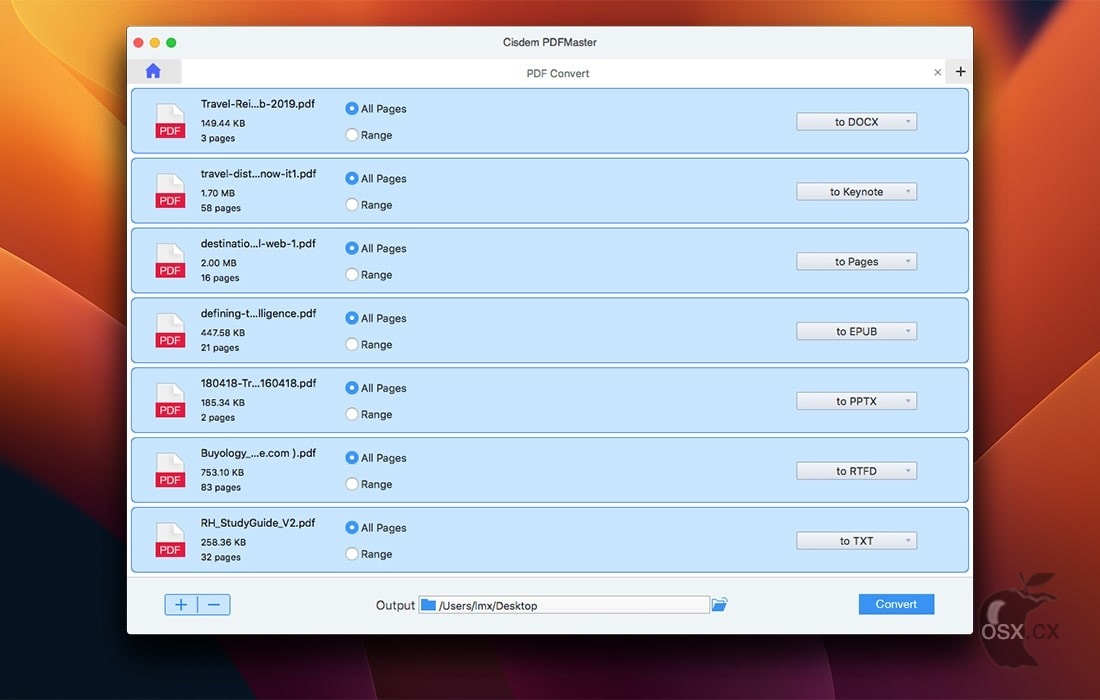 Cisdem PDFMaster For Mac v7.0.0 专业的PDF格式转换软件