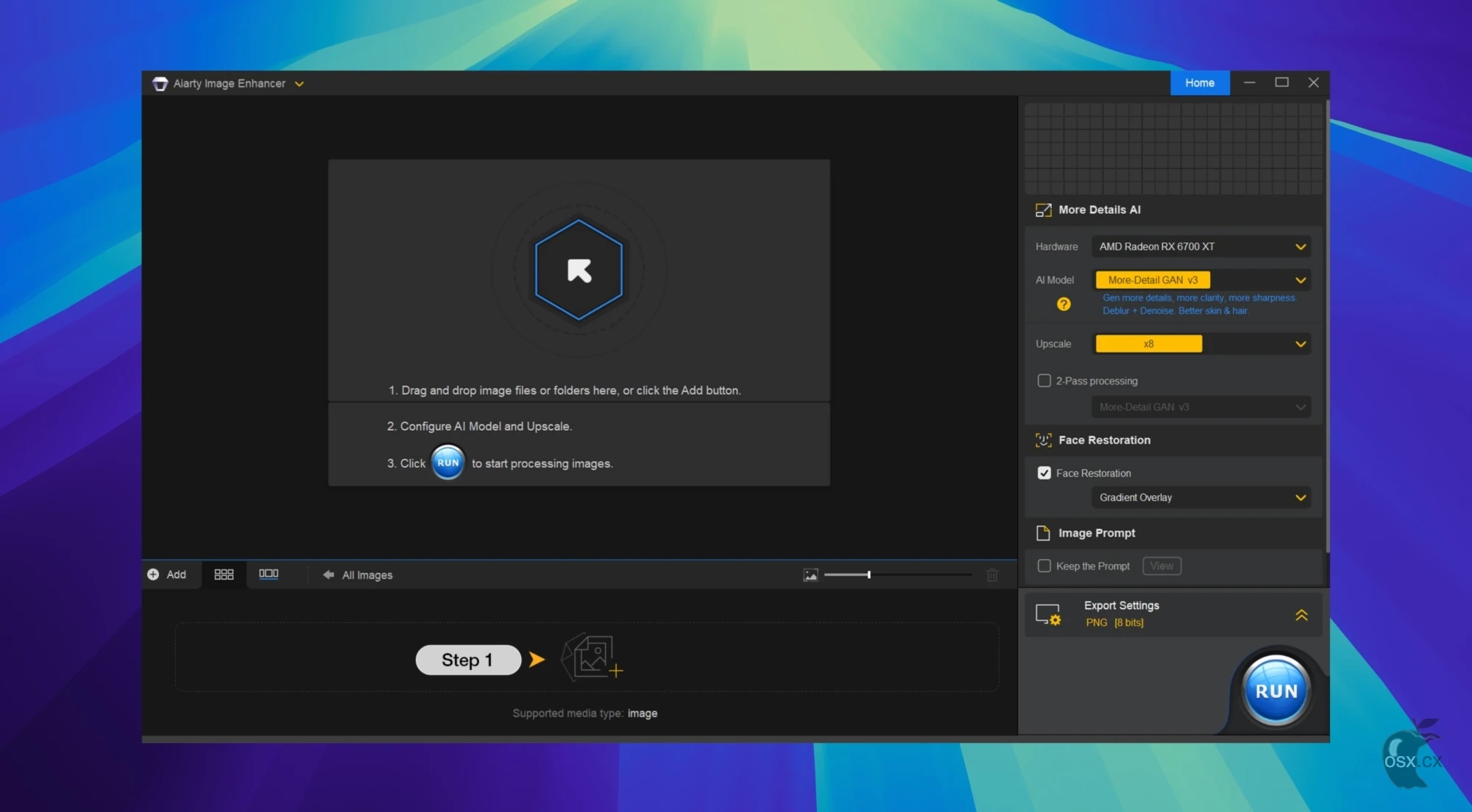 Aiarty Image Enhancer For Mac v3.10 强大的AI 图像增强软件