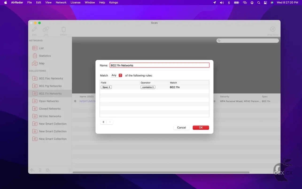 AirRadar For Mac v7.4.2 强大的WiFi扫描软件