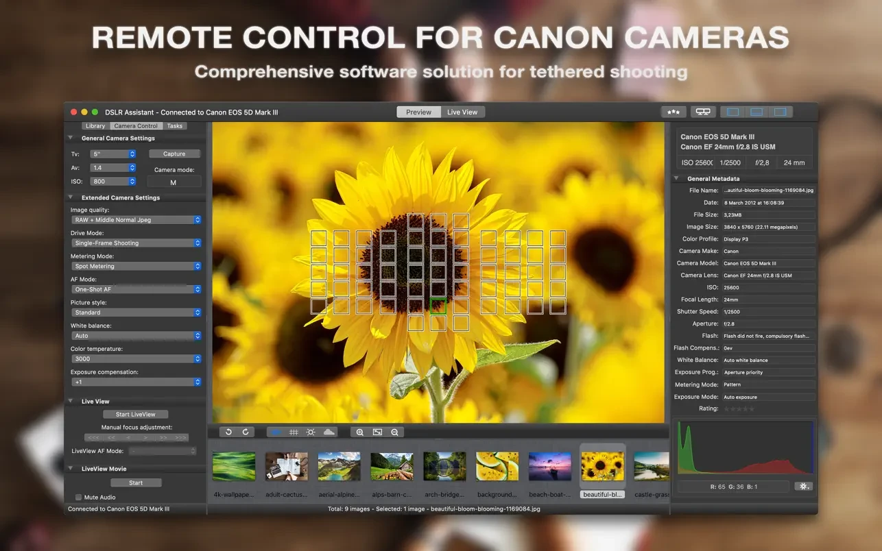 DSLR Assistant For Mac v3.9.4 强大的macOS佳能相机助手
