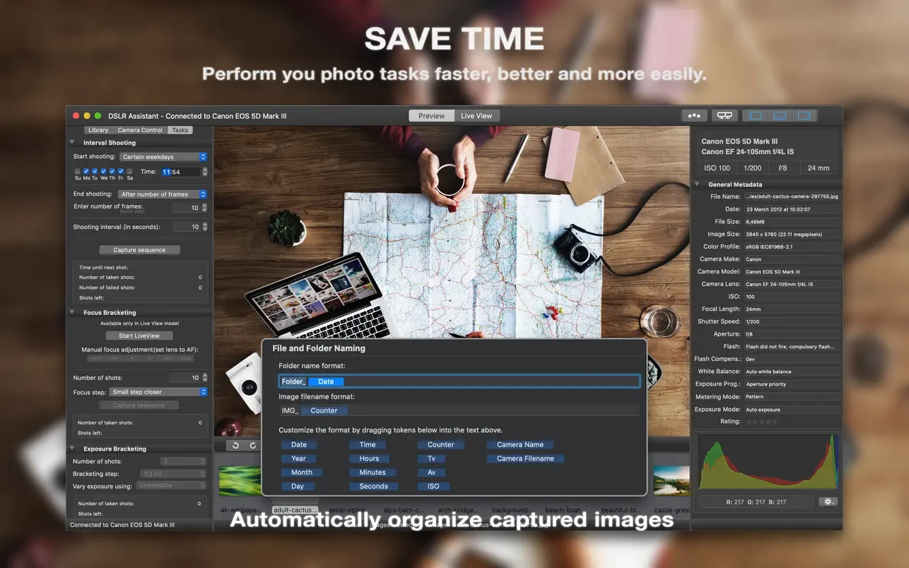 DSLR Assistant For Mac v3.9.4 强大的macOS佳能相机助手